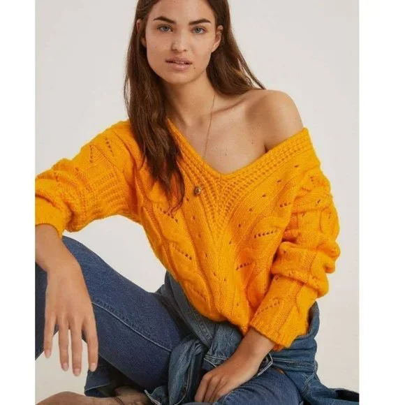 Anthropologie Ramona Cable Knit Sweater - Picture 2 of 10